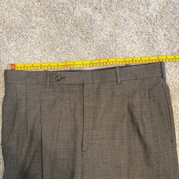 The Men's Shop Vintage (1996) Mens Pants Custom Tailored 38x33‎ Pleated - Picture 8 of 9